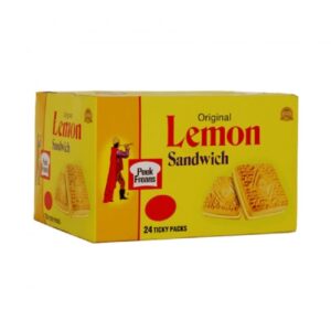 Lemon Sandwich Biscuits Ticky Pack Box