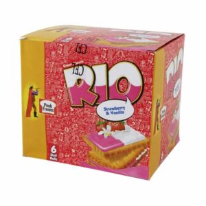 Peek Freans Rio Strawberry and Vanilla Half Roll Box